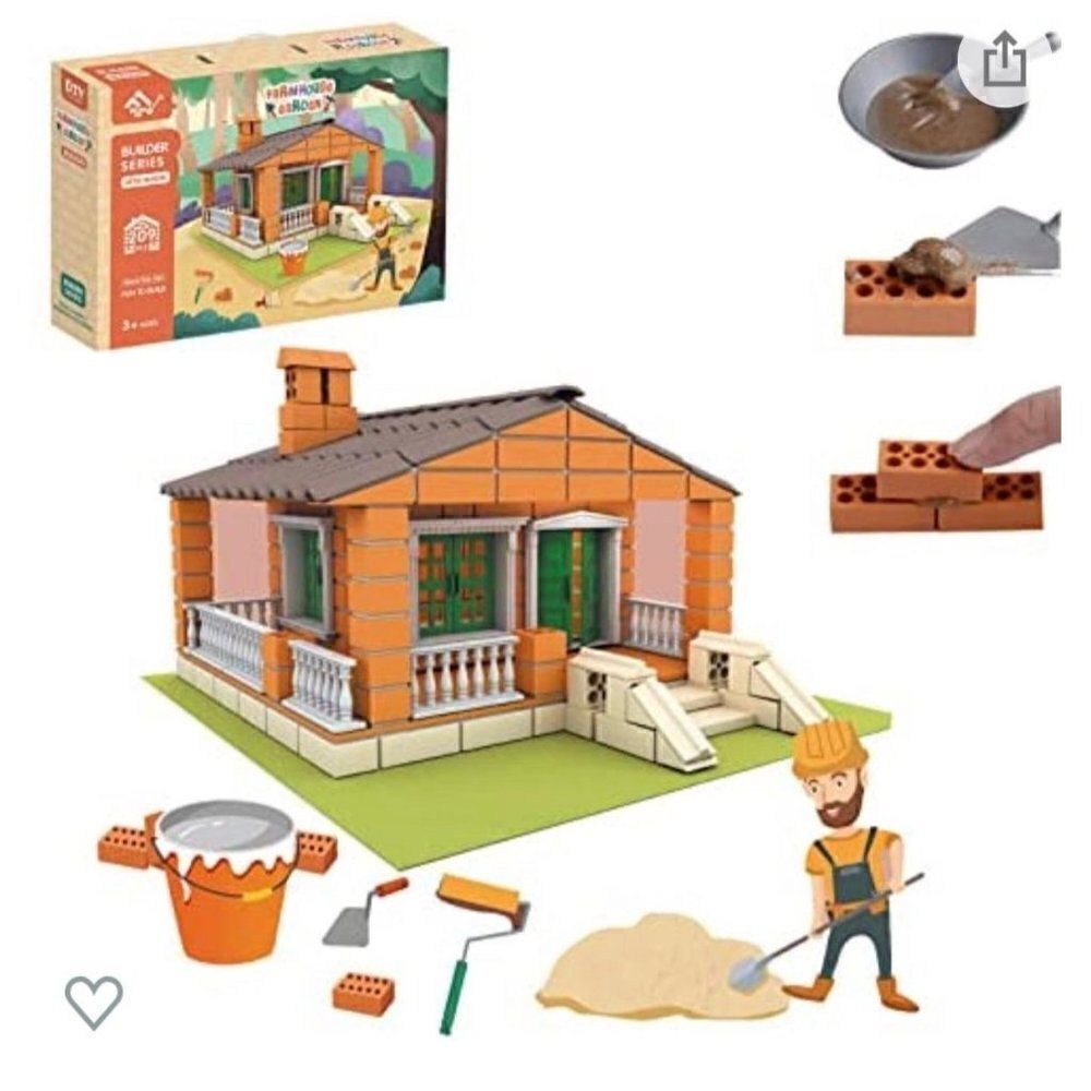 STEM Educational Bricks Construction Engineering Learning Toys, W/Cement…